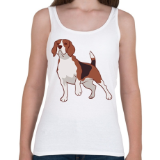 PRINTFASHION Beagle - Női atléta - Fehér