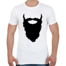 PRINTFASHION Beard - Férfi póló - Fehér férfi póló