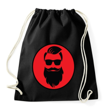 PRINTFASHION beard red - Sportzsák, Tornazsák - Fekete tornazsák