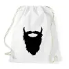 PRINTFASHION Beard - Sportzsák, Tornazsák - Fehér