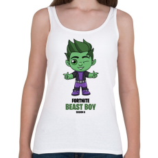 PRINTFASHION Beast Boy - Fortnite Season 6 - Női atléta - Fehér