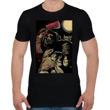 PRINTFASHION Beast Design Killer - Férfi póló - Fekete férfi póló