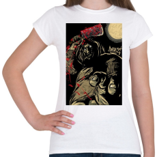 PRINTFASHION Beast Design Killer - Női póló - Fehér