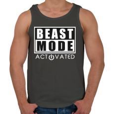 PRINTFASHION Beast Mode Activated - Férfi atléta - Sötétszürke