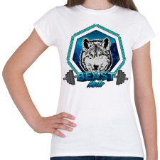 PRINTFASHION Beast Mode - Női póló - Fehér női póló