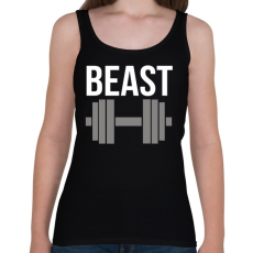 PRINTFASHION BEAST - Női atléta - Fekete