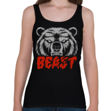 PRINTFASHION Beast - Női atléta - Fekete női trikó