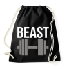 PRINTFASHION BEAST - Sportzsák, Tornazsák - Fekete