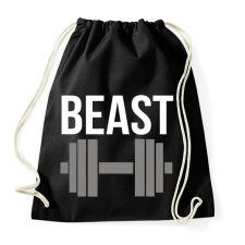 PRINTFASHION BEAST - Sportzsák, Tornazsák - Fekete tornazsák
