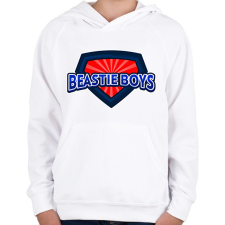 PRINTFASHION BEASTIE BOYS - Gyerek kapucnis pulóver - Fehér gyerek pulóver, kardigán