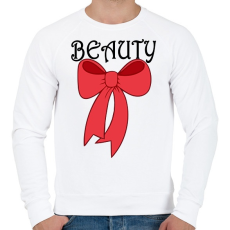 PRINTFASHION Beauty - Férfi pulóver - Fehér