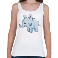 PRINTFASHION Bébi elefánt - Női atléta - Fehér