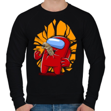 PRINTFASHION Bébi születik - Férfi pulóver - Fekete férfi pulóver, kardigán