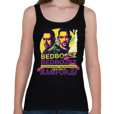 PRINTFASHION Bedbojsz - Vácsigonadú - Női atléta - Fekete női trikó