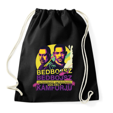 PRINTFASHION Bedbojsz - Vácsigonadú - Sportzsák, Tornazsák - Fekete tornazsák