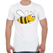 PRINTFASHION bee - Férfi póló - Fehér férfi póló