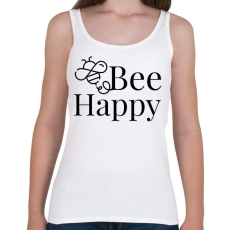 PRINTFASHION Bee Happy - Női atléta - Fehér
