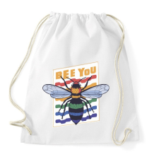 PRINTFASHION Bee you - légy önmagad - Sportzsák, Tornazsák - Fehér tornazsák
