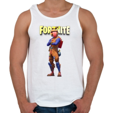 PRINTFASHION Beef Boss Fortnite - Férfi atléta - Fehér