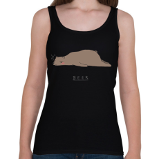 PRINTFASHION beer - Női atléta - Fekete