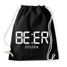 PRINTFASHION beer oclock - Sportzsák, Tornazsák - Fekete tornazsák