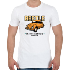 PRINTFASHION BEETLE LEGEND - Férfi póló - Fehér férfi póló