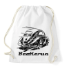 PRINTFASHION Beetle run eroded - Sportzsák, Tornazsák - Fehér