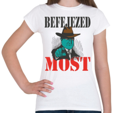 PRINTFASHION Befejezed most - Női póló - Fehér női póló