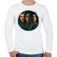 PRINTFASHION Behind her eyes - Férfi hosszú ujjú póló - Fehér