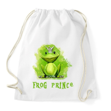 PRINTFASHION béka királyfi - Sportzsák, Tornazsák - Fehér tornazsák
