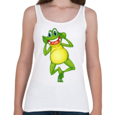 PRINTFASHION Béka - Női atléta - Fehér