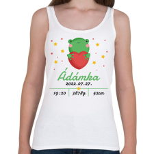 PRINTFASHION Békás emlékörző - Női atléta - Fehér női trikó