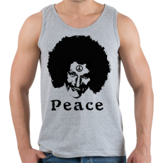 PRINTFASHION béke - Férfi atléta - Sport szürke