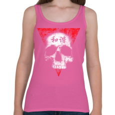 PRINTFASHION Békés koponya - Női atléta - Rózsaszín