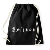 PRINTFASHION Believe - Sportzsák, Tornazsák - Fekete