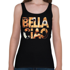 PRINTFASHION Bella Ciao-01 - Női atléta - Fekete női trikó