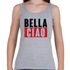 PRINTFASHION BELLA CIAO - fekete-piros - Női atléta - Sport szürke