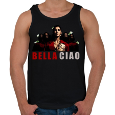 PRINTFASHION bella ciao - Férfi atléta - Fekete atléta, trikó