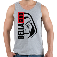 PRINTFASHION Bella ciao - Férfi atléta - Sport szürke atléta, trikó