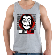 PRINTFASHION BELLA CIAO - Férfi atléta - Sport szürke