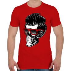 PRINTFASHION Belőtt séró - Férfi póló - Piros