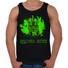 PRINTFASHION beloved kitten - Férfi atléta - Fekete