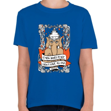 PRINTFASHION Belső béke - Gyerek póló - Királykék gyerek póló
