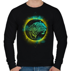 PRINTFASHION Belső erő - Férfi pulóver - Fekete