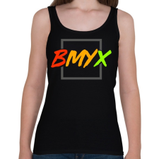 PRINTFASHION BeMyEx - Női atléta - Fekete női trikó