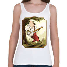 PRINTFASHION Bendzszó béka - Női atléta - Fehér