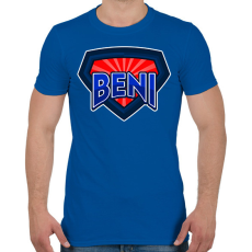 PRINTFASHION BENI - Férfi póló - Királykék