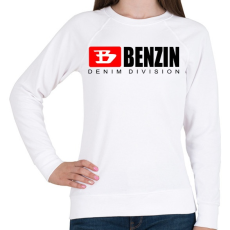 PRINTFASHION benzin - Női pulóver - Fehér