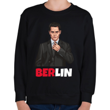 PRINTFASHION BERLIN - Gyerek pulóver - Fekete gyerek pulóver, kardigán