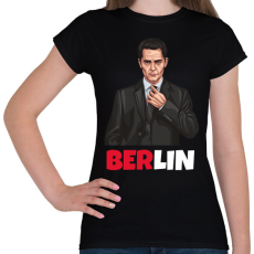 PRINTFASHION BERLIN - Női póló - Fekete